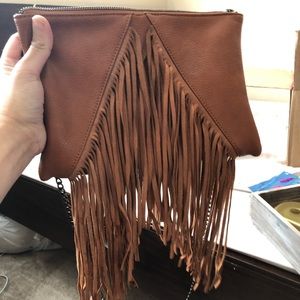 BUCKLE Fringe cross body bag